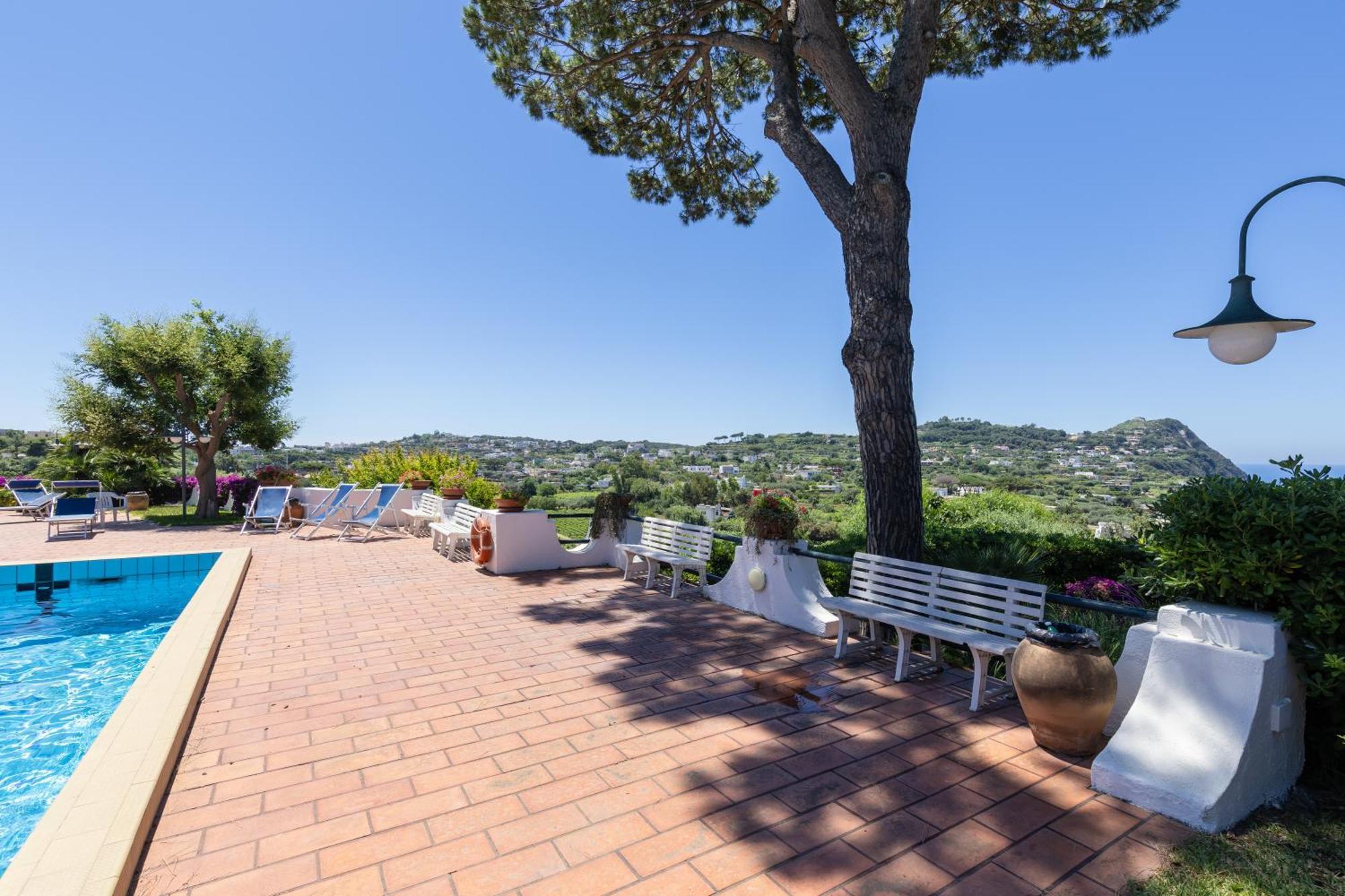 Villetta Con Giardino Esclusivo Di 1000 Mq, Piscina, Tennis, Calcio, Bocce Forio di Ischia Екстериор снимка